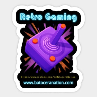 Retro Gamer Logo 25 Sticker